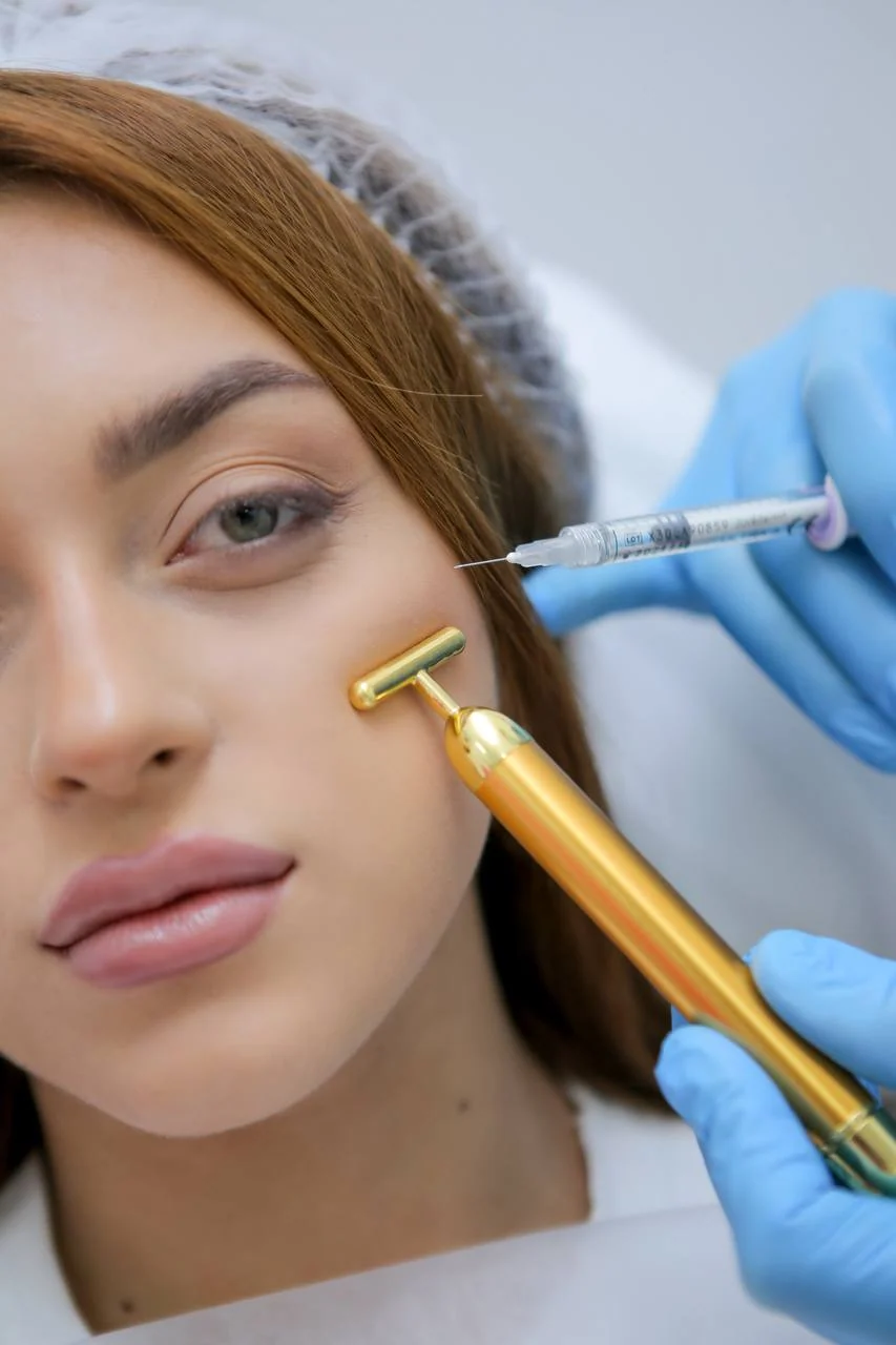 Aesthetic care around the upper cheek and under-eye area